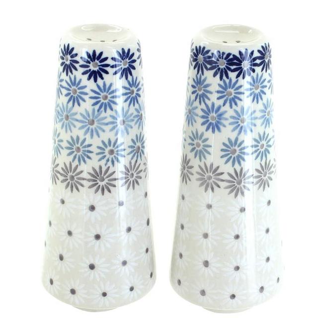 Blue Rose Polish Pottery Harmony Salt & Pepper Shakers
