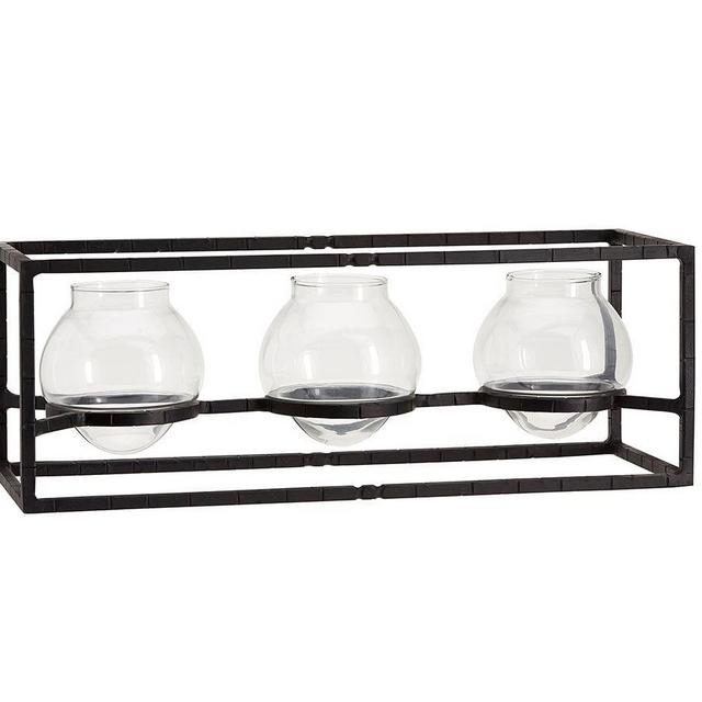 Irving Architectural Vase, Triple Bud