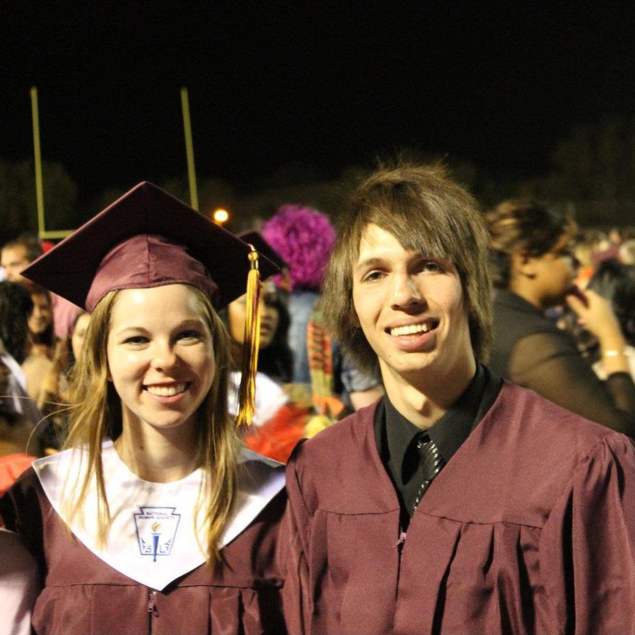 All the way back to our high school graduation in 2012!