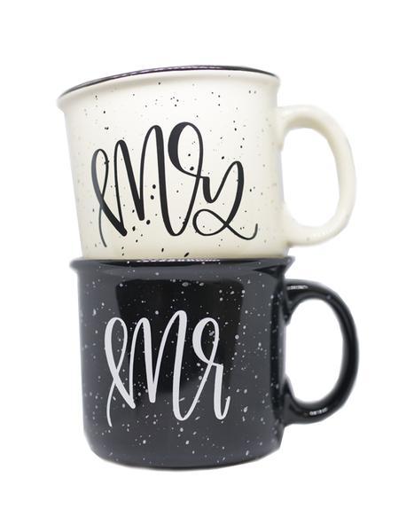 Mr and Mrs Camper Mug Set