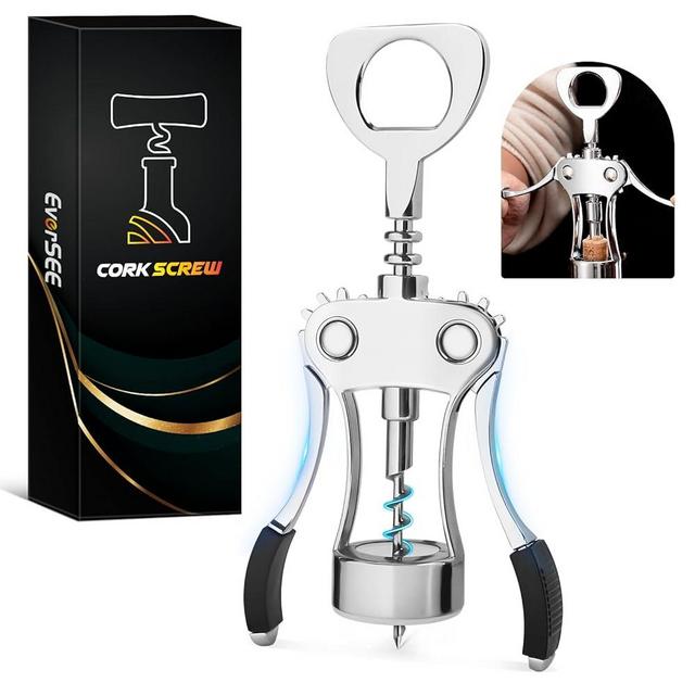 Christmas Stocking Stuffers Wine Opener Gifts Ideas for Men Women Adults Wine Corkscrews Wing Bottles Opener Birthday Unique Gadgets for Dad Father Mom Him Her Friends Who Have Everything