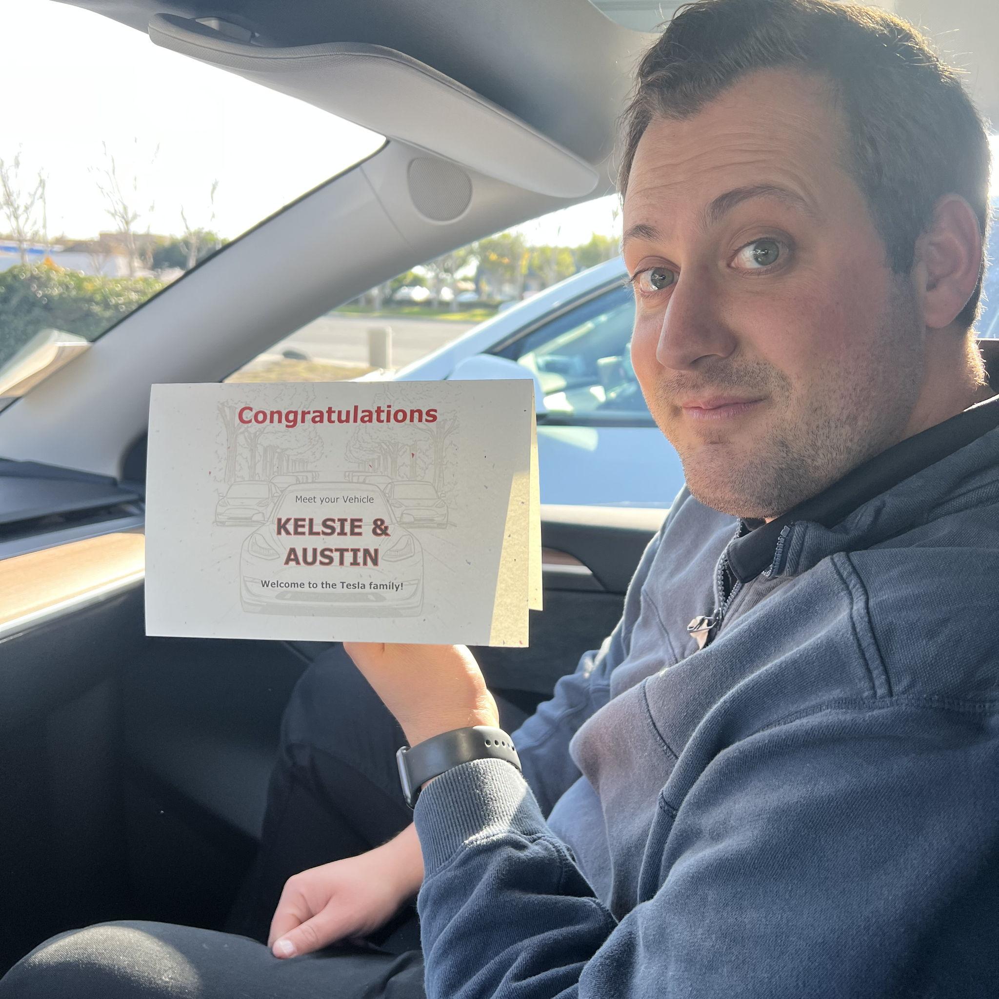 Buying our first car together.