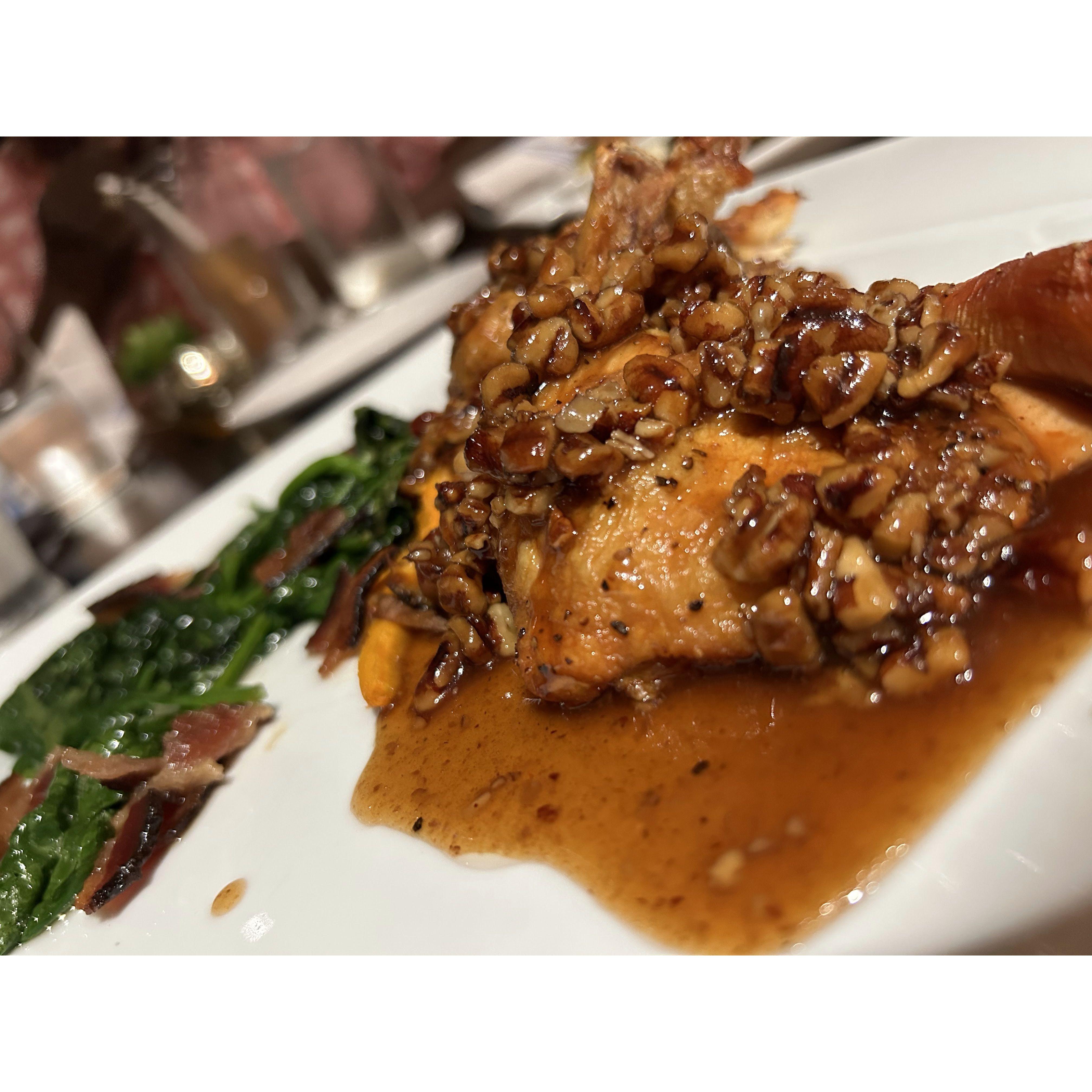 Pecan crusted chicken