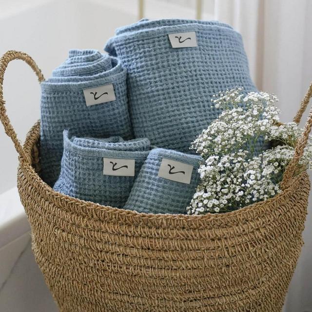 Linen Waffle Bath towels / Soft Body Towels in various sizes and colors / Highly absorbent and hypoallergenic Bath towels / Gifts