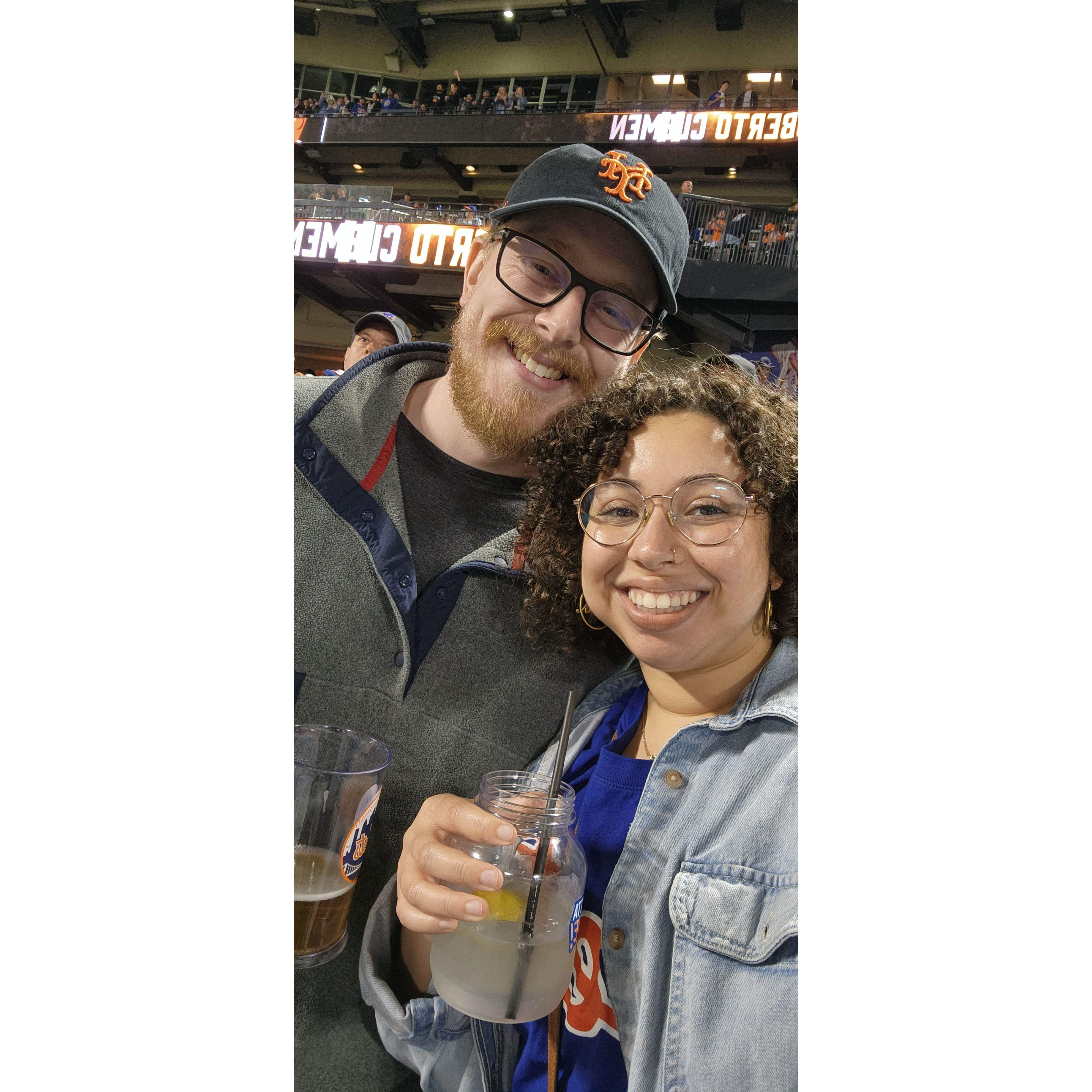 September 2022: The first of many New York Mets games | El primero de muchos juegos de los Mets de Nueva York