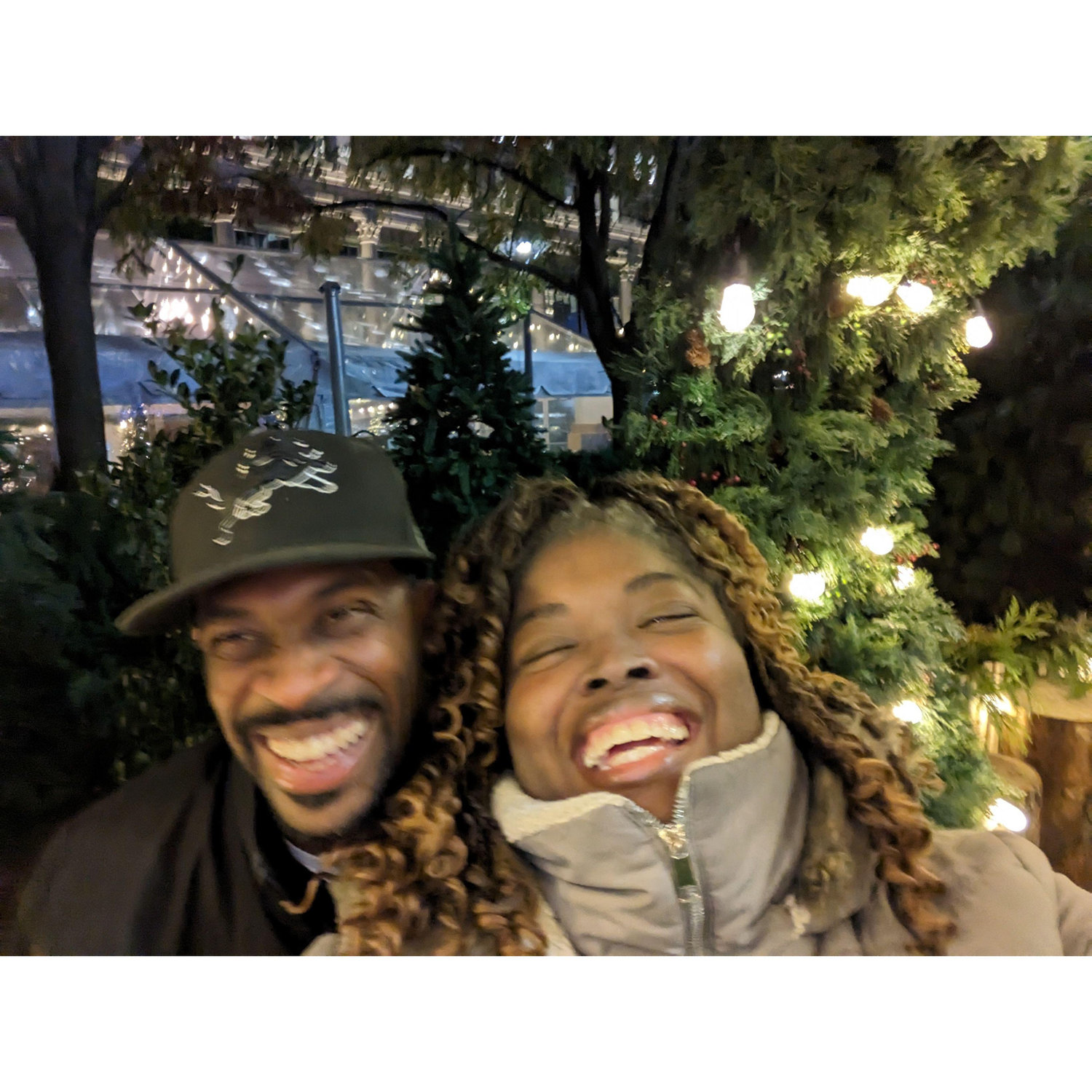 Downtown outing with babe