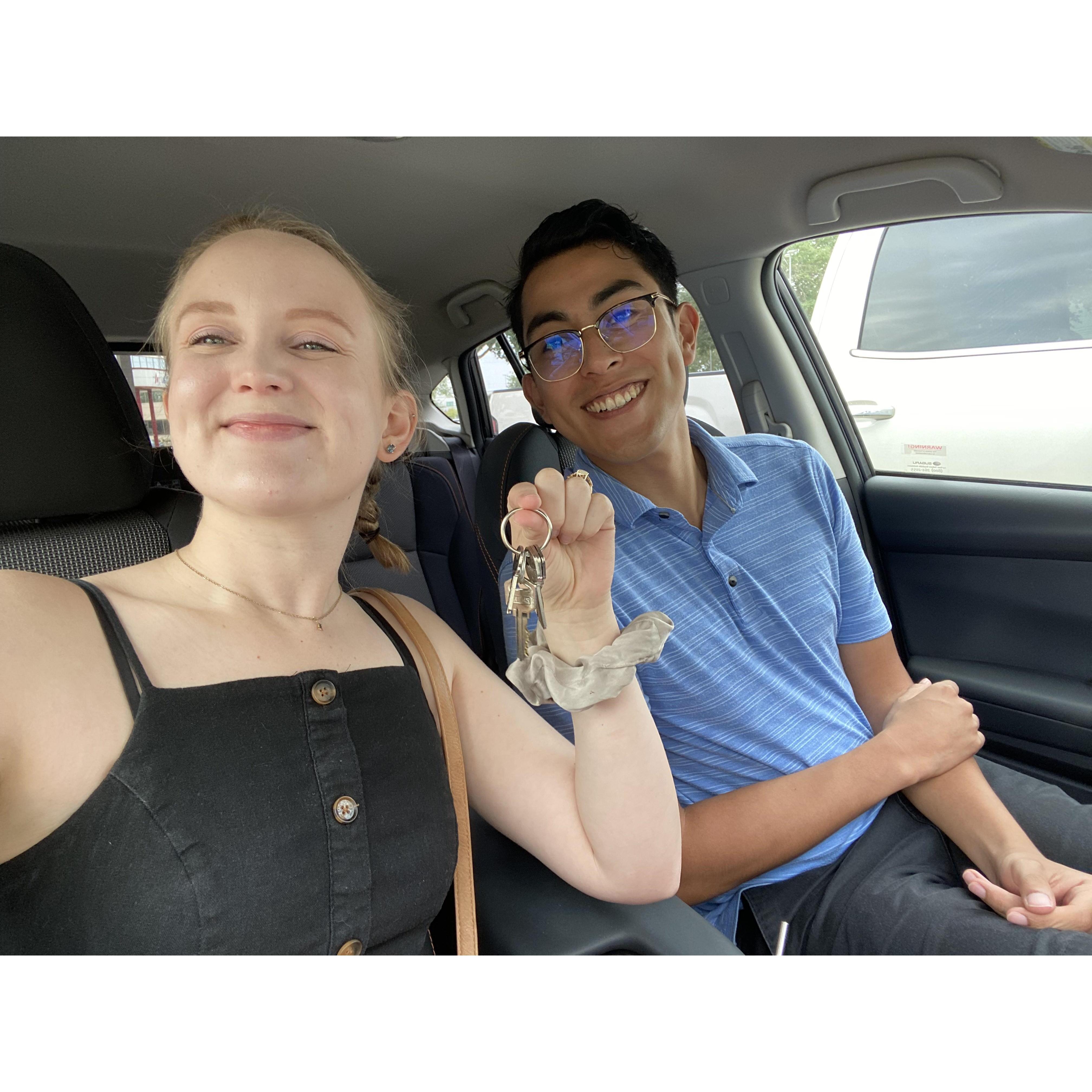 August 5th, 2021 - WE GOT THE KEYS TO OUR HOUSE!