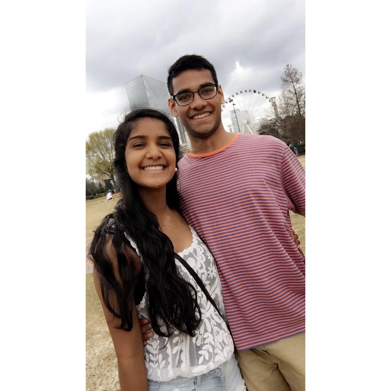 The first picture Shriv and I have together!