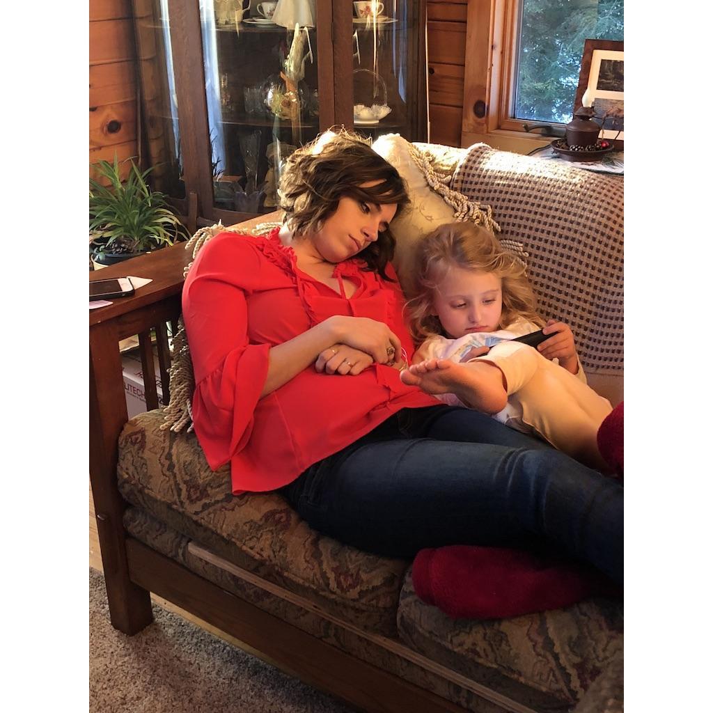Snuggles with August