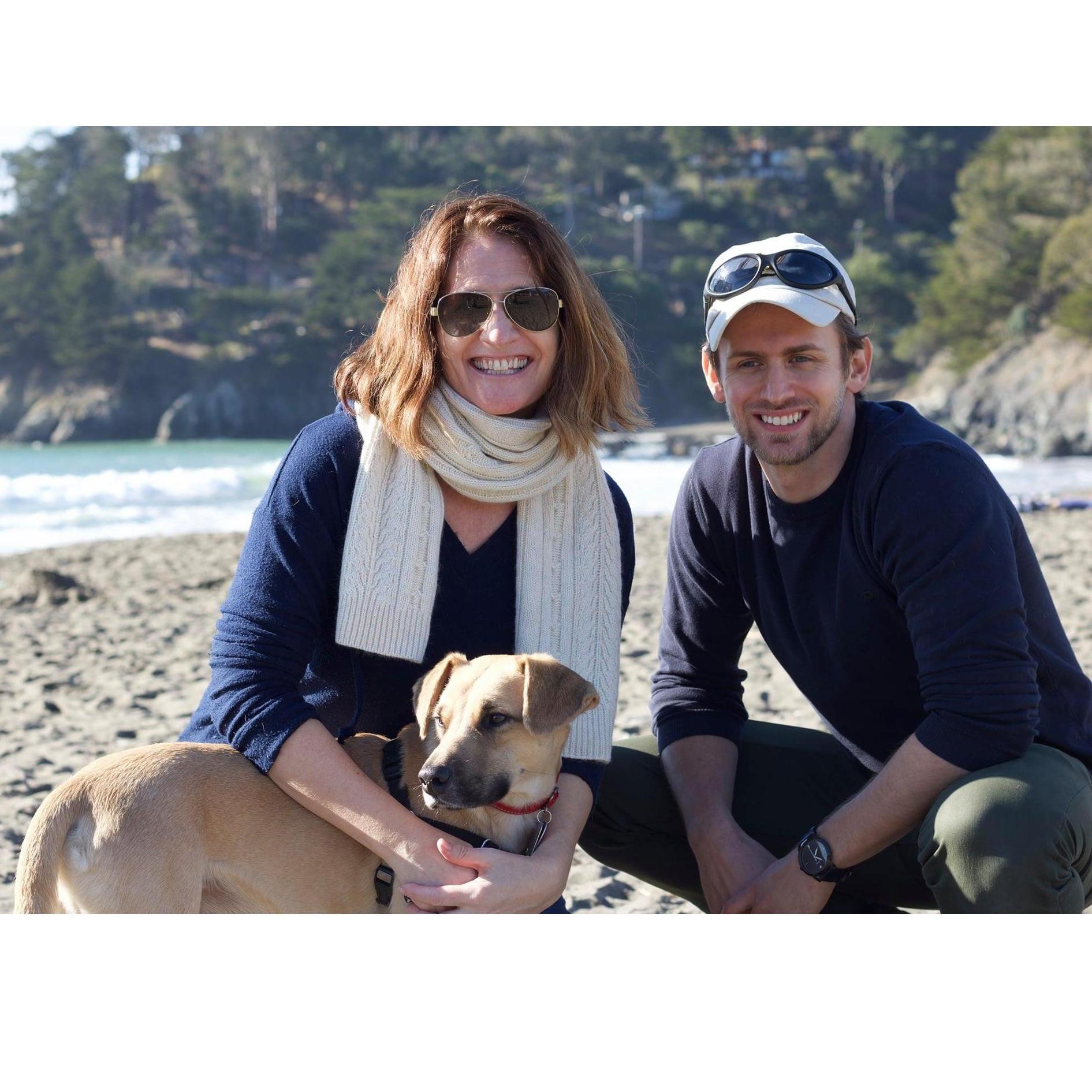 Muir Beach, CA with Sherlock!