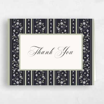 Ebony, Black Wedding Thank You - Siofra Landscape