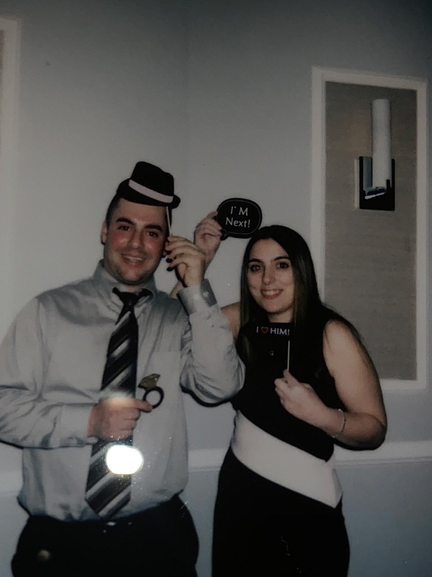 This was 2 months before we got engaged. I never knew that it would actually be true