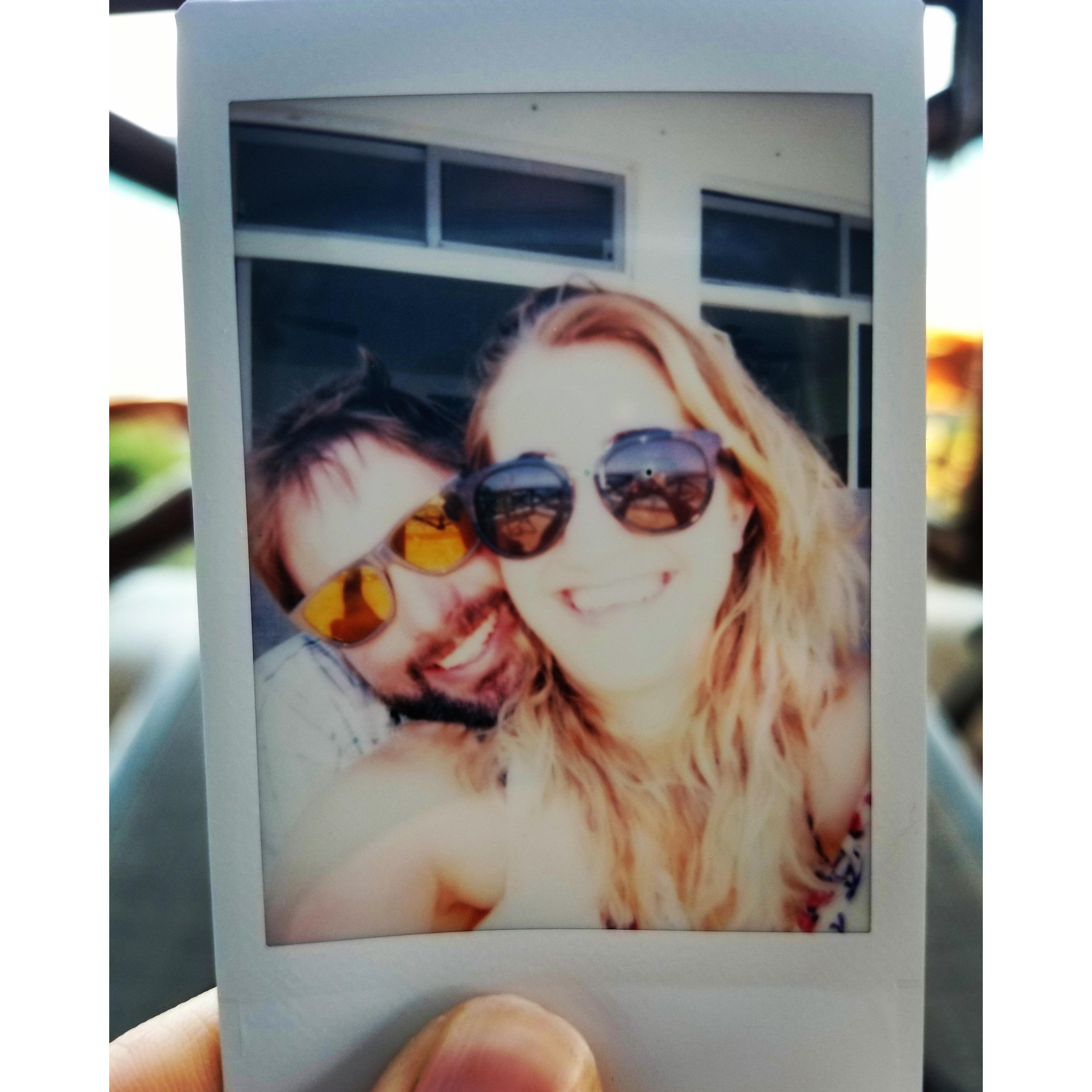 Polaroid Snapshot from our trip to Mexico