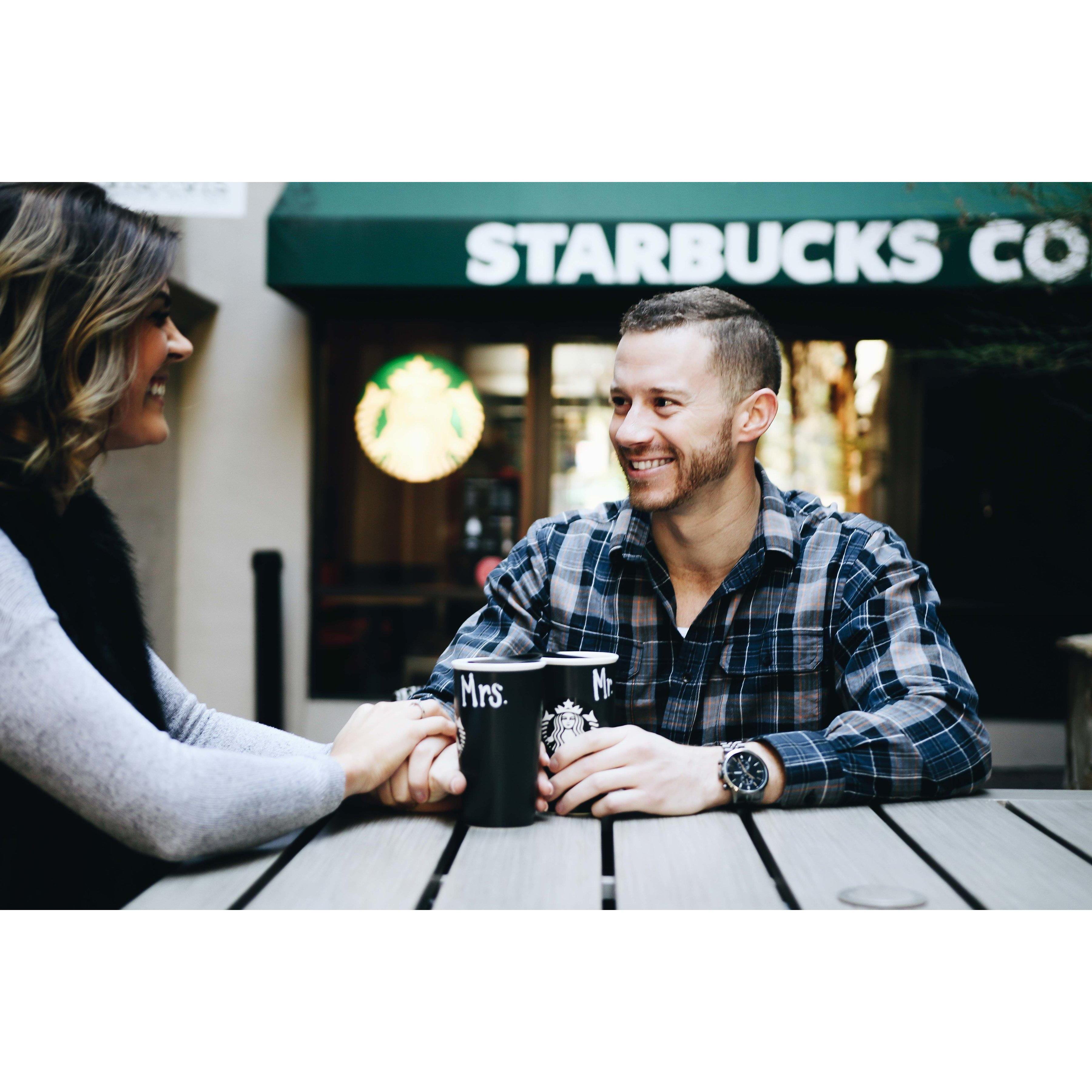 Starbucks <3 our first date