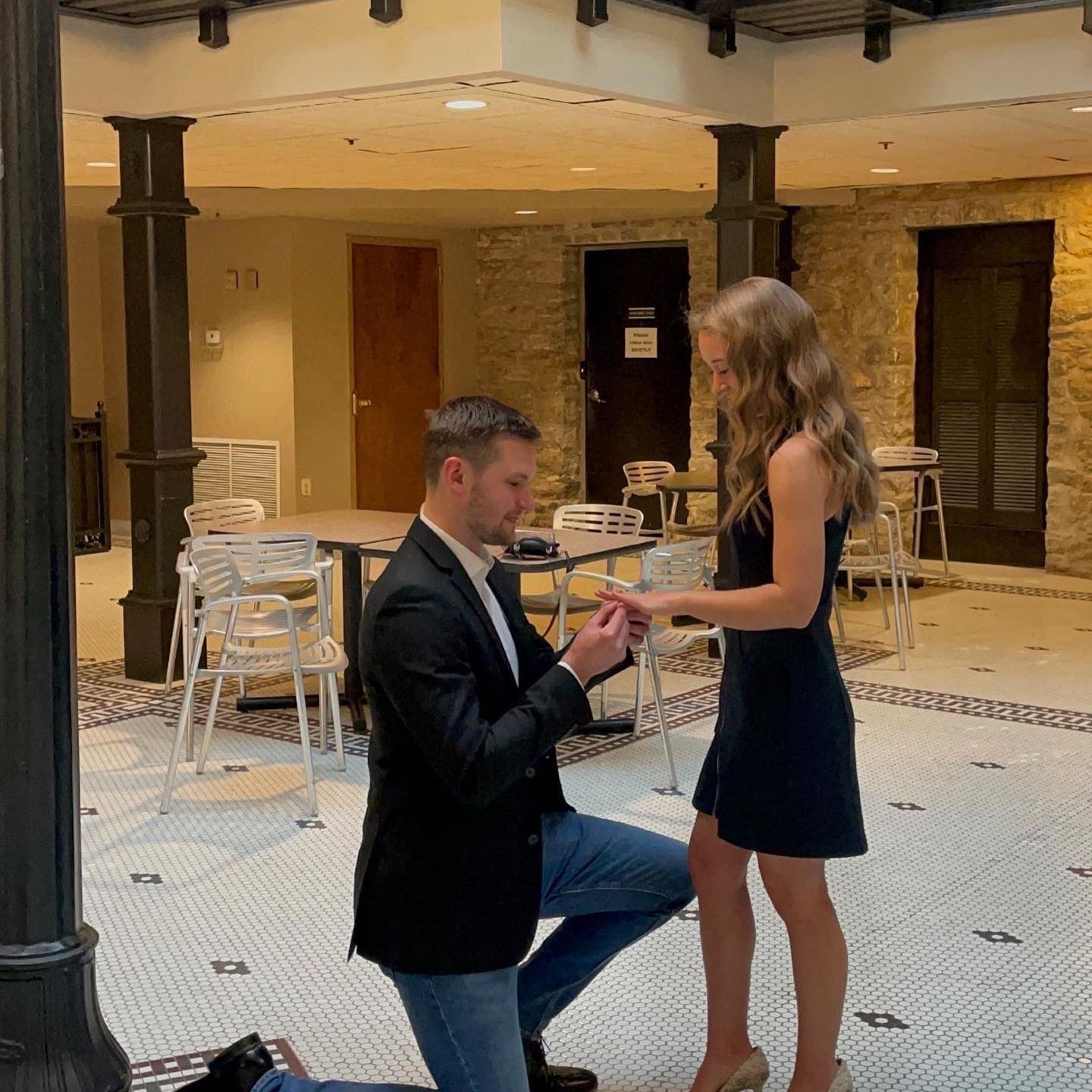 We got engaged April 30, 2022 at the Lexington Square!