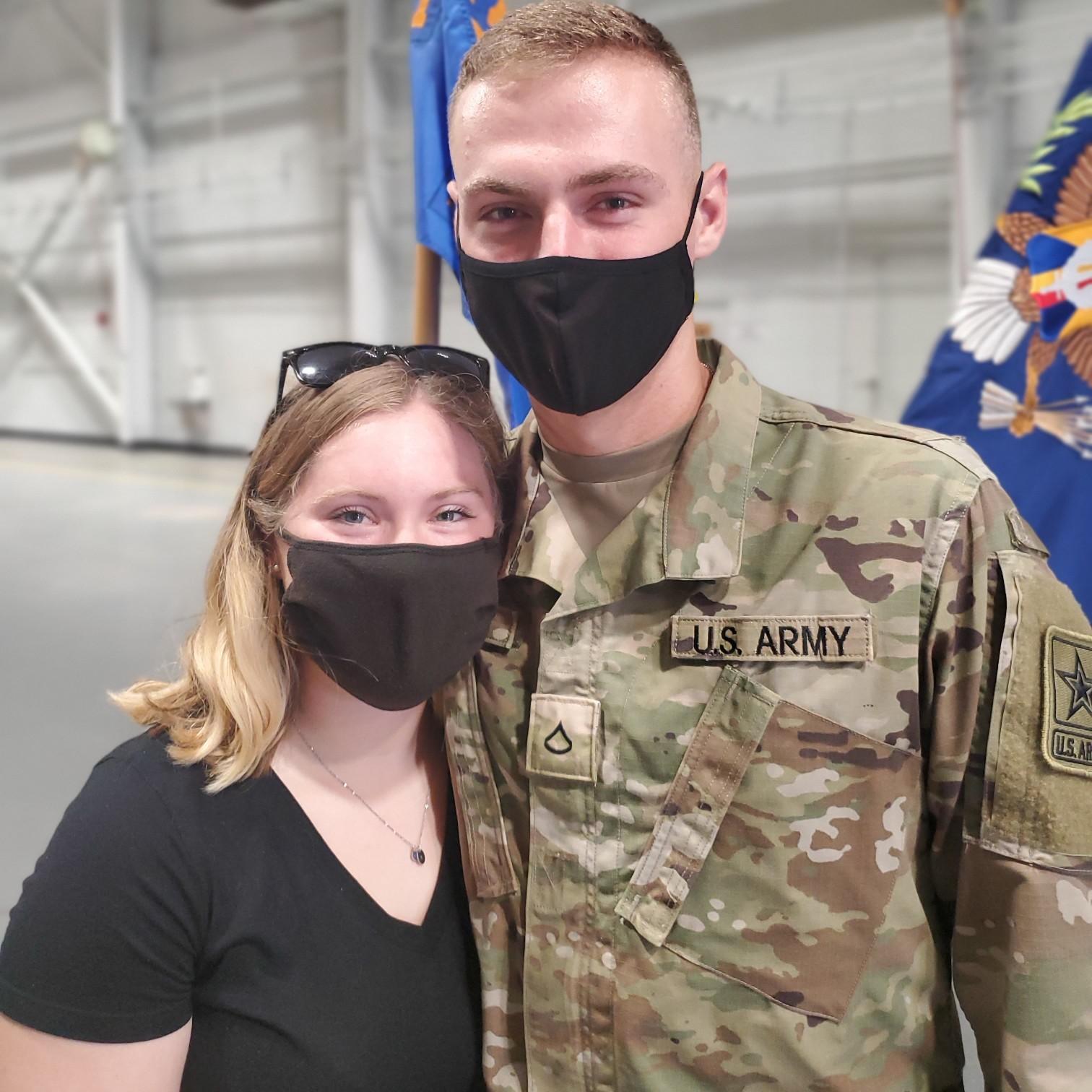 Carter's graduation from AIT in Alabama