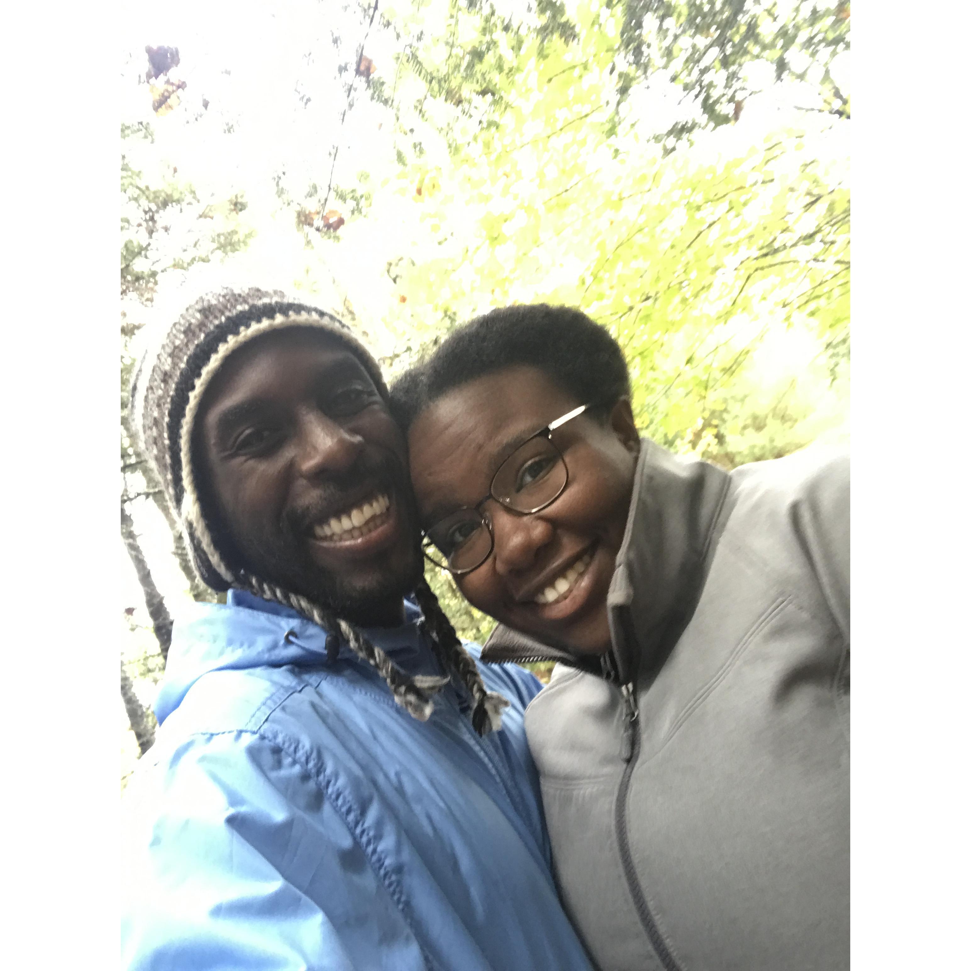 Hiking the Sabbath trail at Washington SDA.