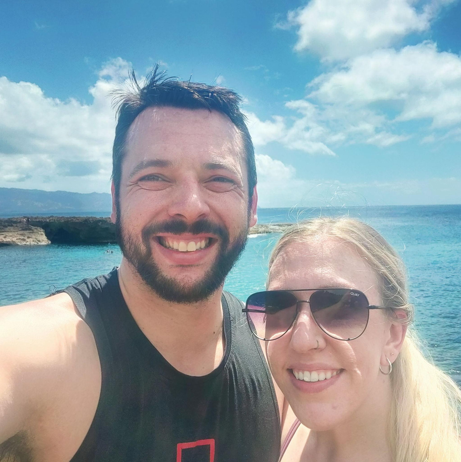 First day we said, "I love you" to each other