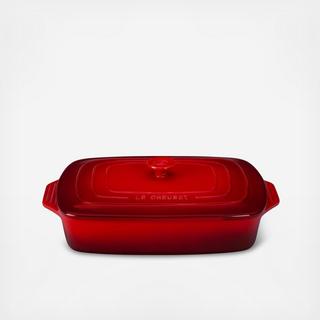 Covered Rectangular Casserole Dish