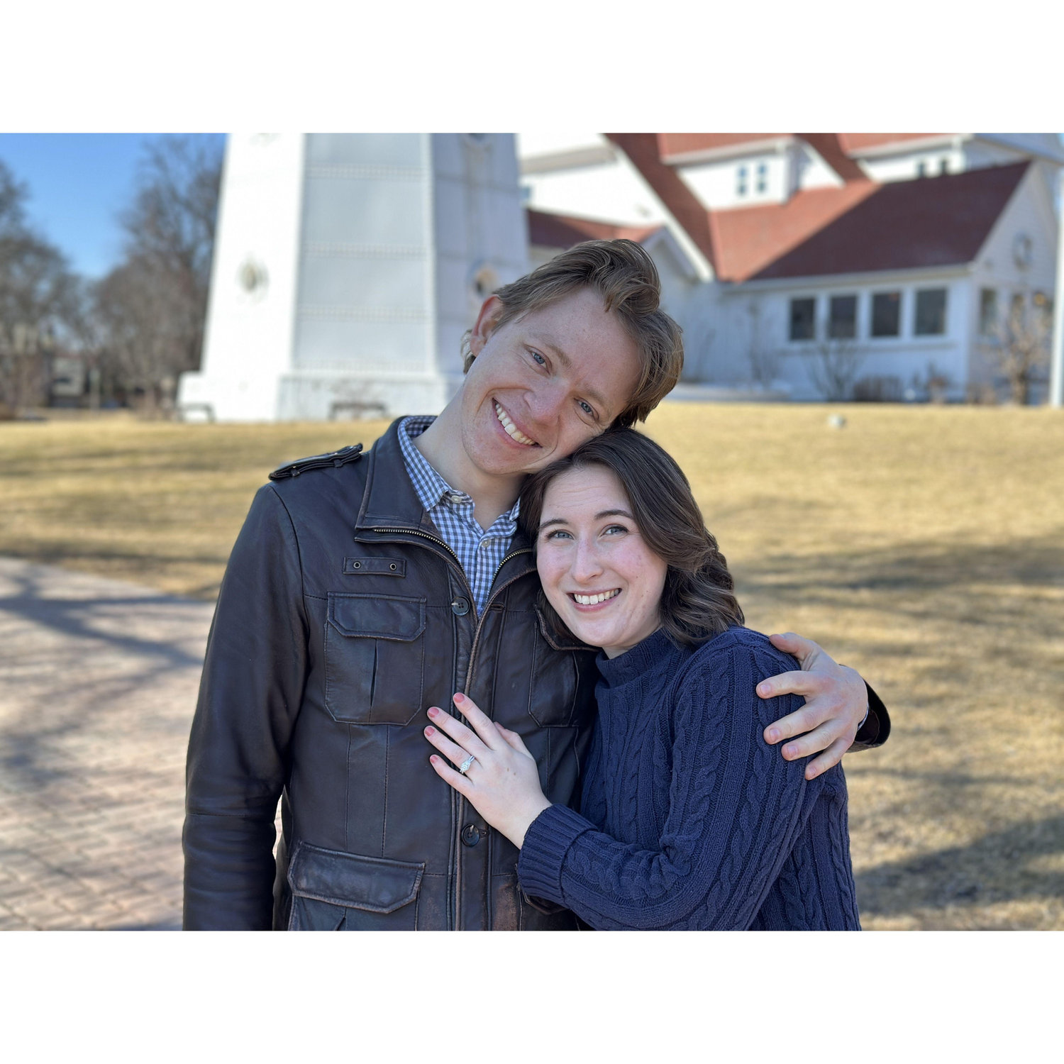 Lake Park Lighthouse, following picking up the ring.