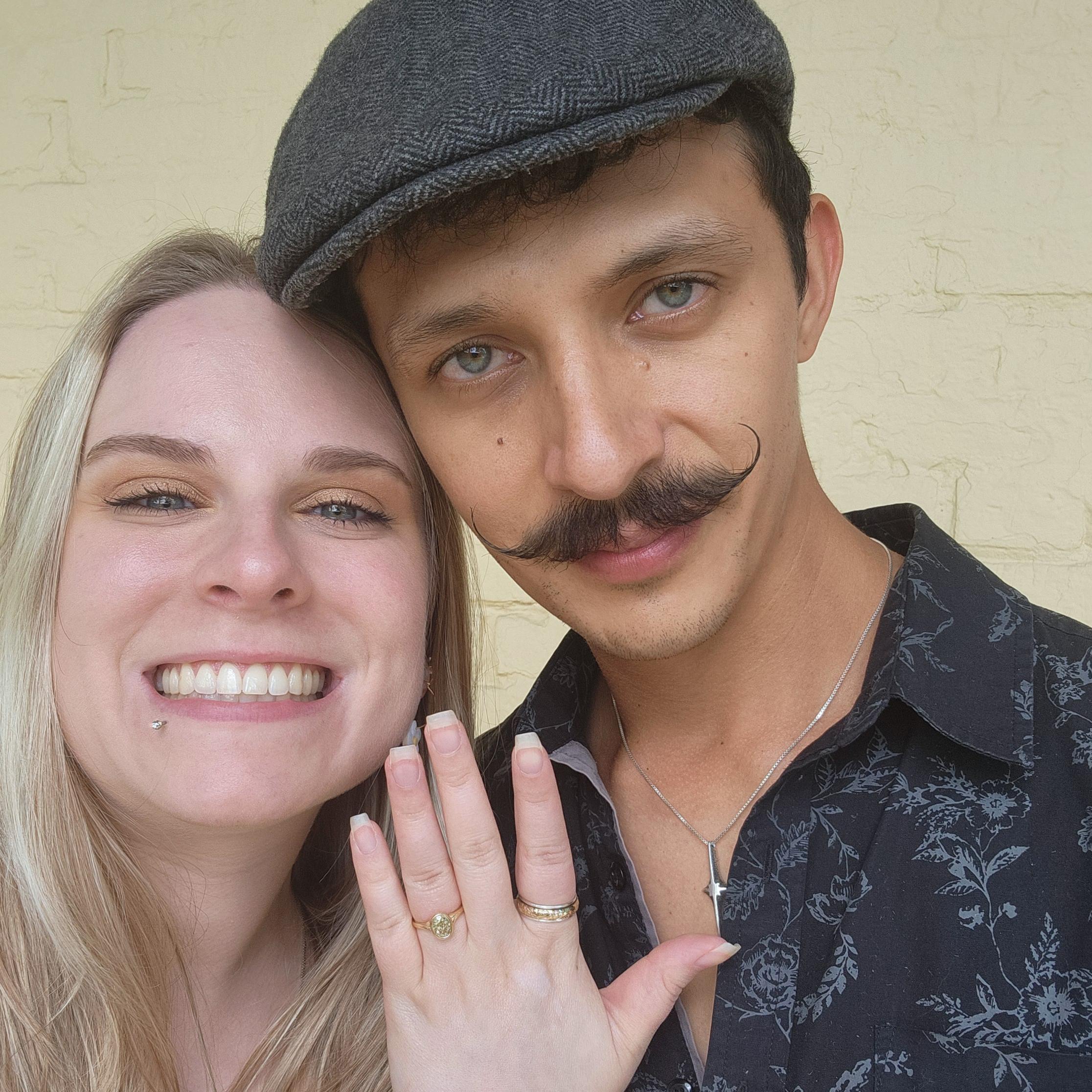 Newly engaged, Thomas Cole House, Catskills, September 2024.