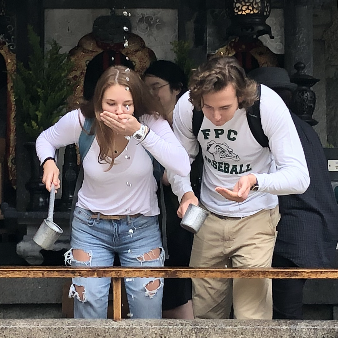 We drank from the stream of love in Kyoto, Japan