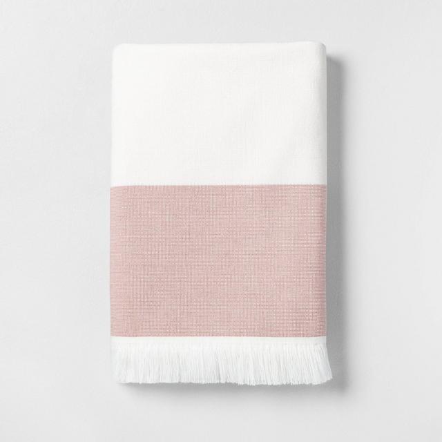 Engineered Border Bath Towel Copper - Hearth & Hand™ with Magnolia