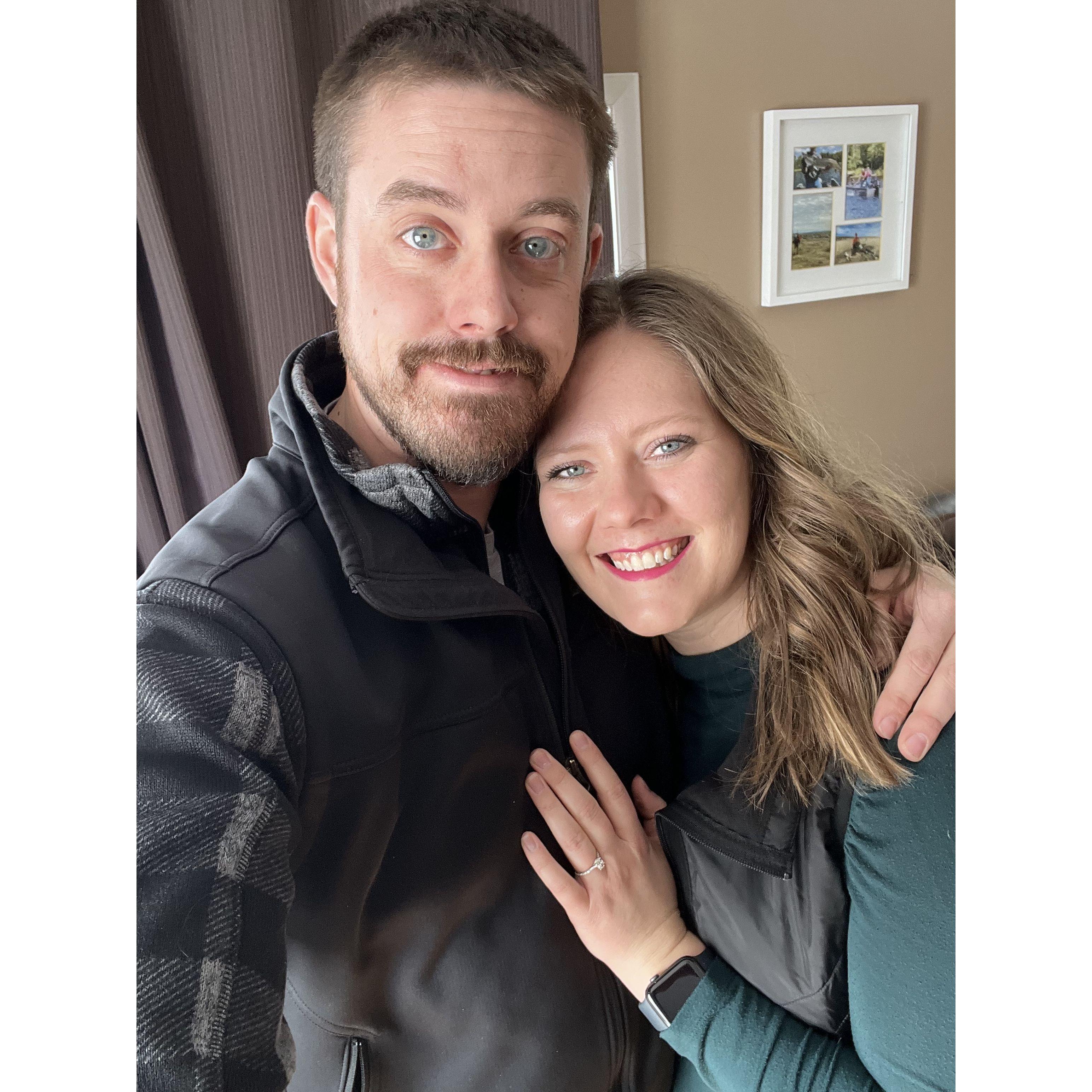 We were engaged on January 13th, 2024.