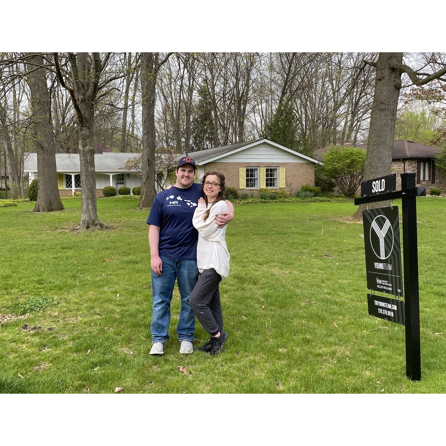 We bought our first house together in March 2020, in beautiful Brecksville, Ohio.