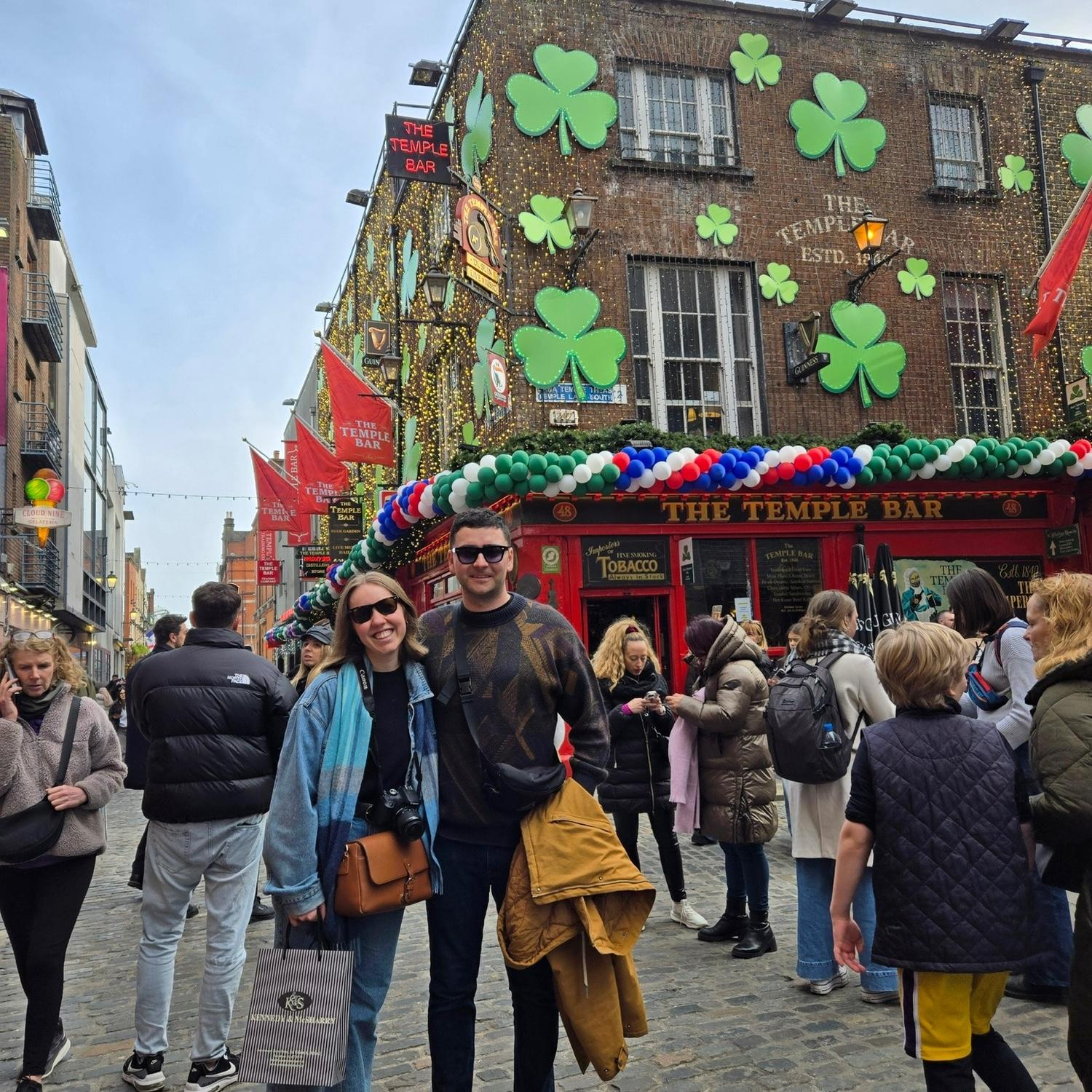 Their first photo together. Neither of them knew for sure if the other liked them. Will made the first move by grabbing Maria’s hand in a crowded pub.
Spoiler: they liked each other.