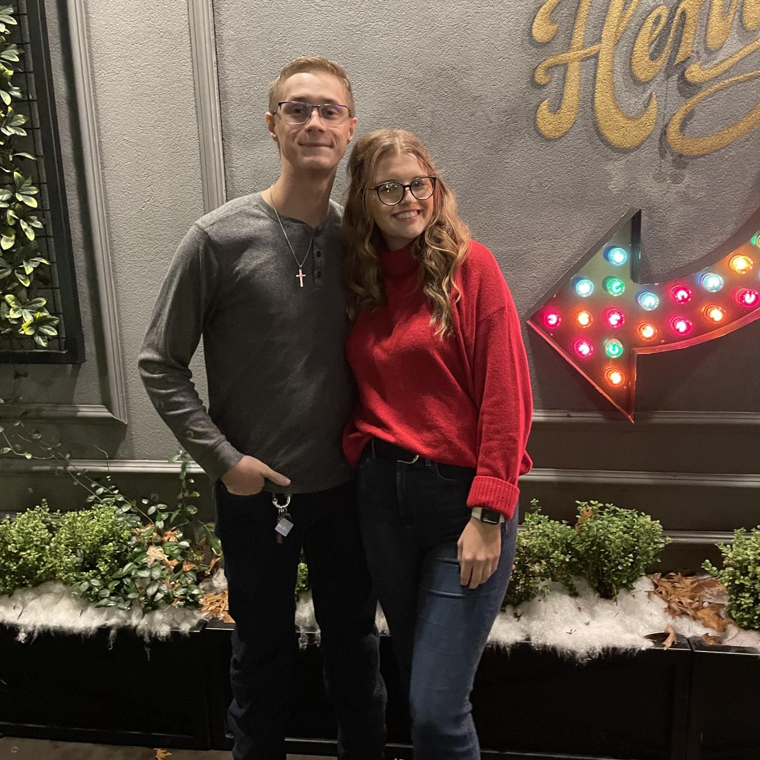 Trying The Henry, a nice restaurant in Dallas, after a nice winter day!