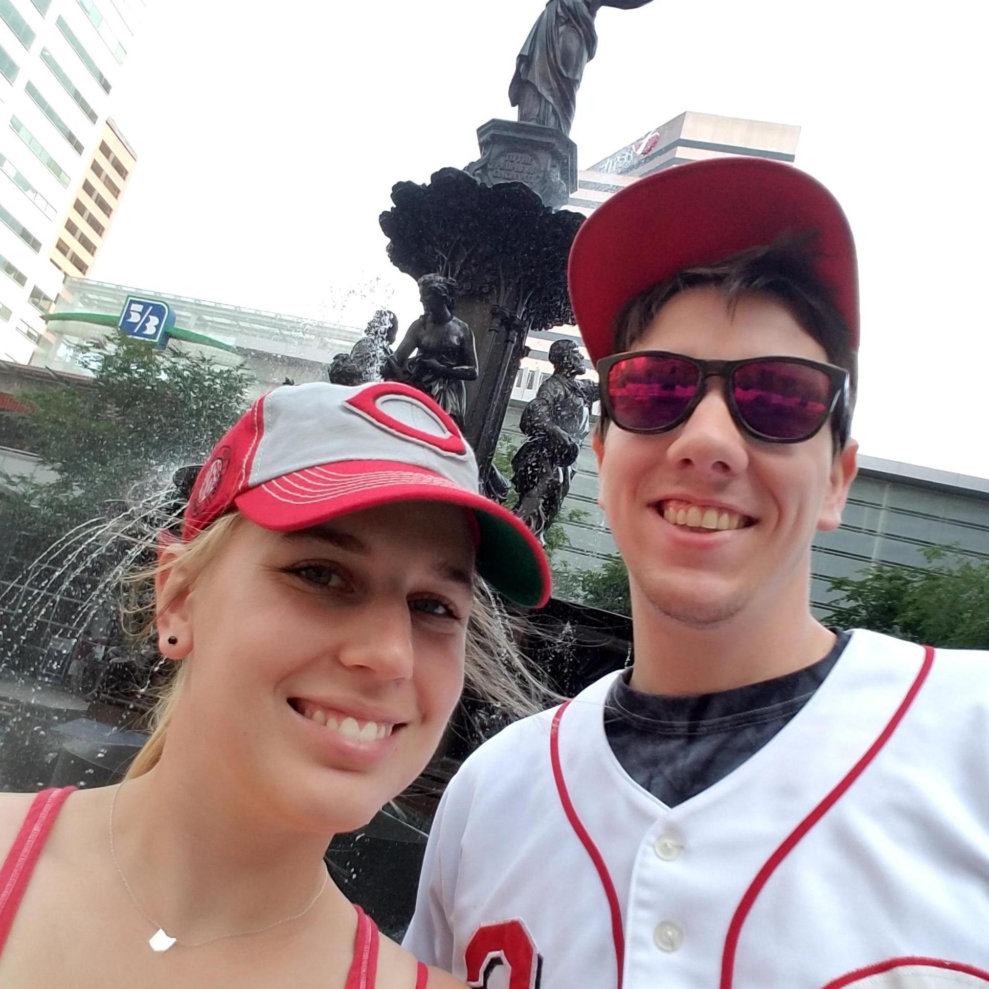 Fountain Square, Cincinnati Reds Game 2017