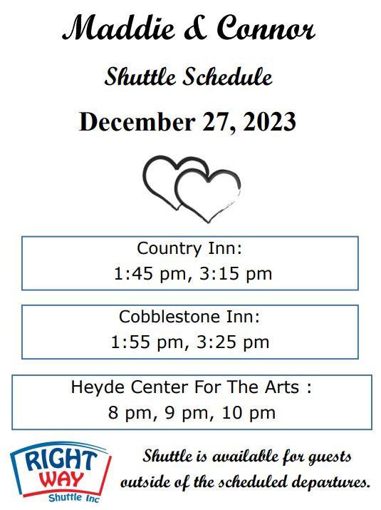 The Wedding Website of Maddie LeBouton and Connor Williams
