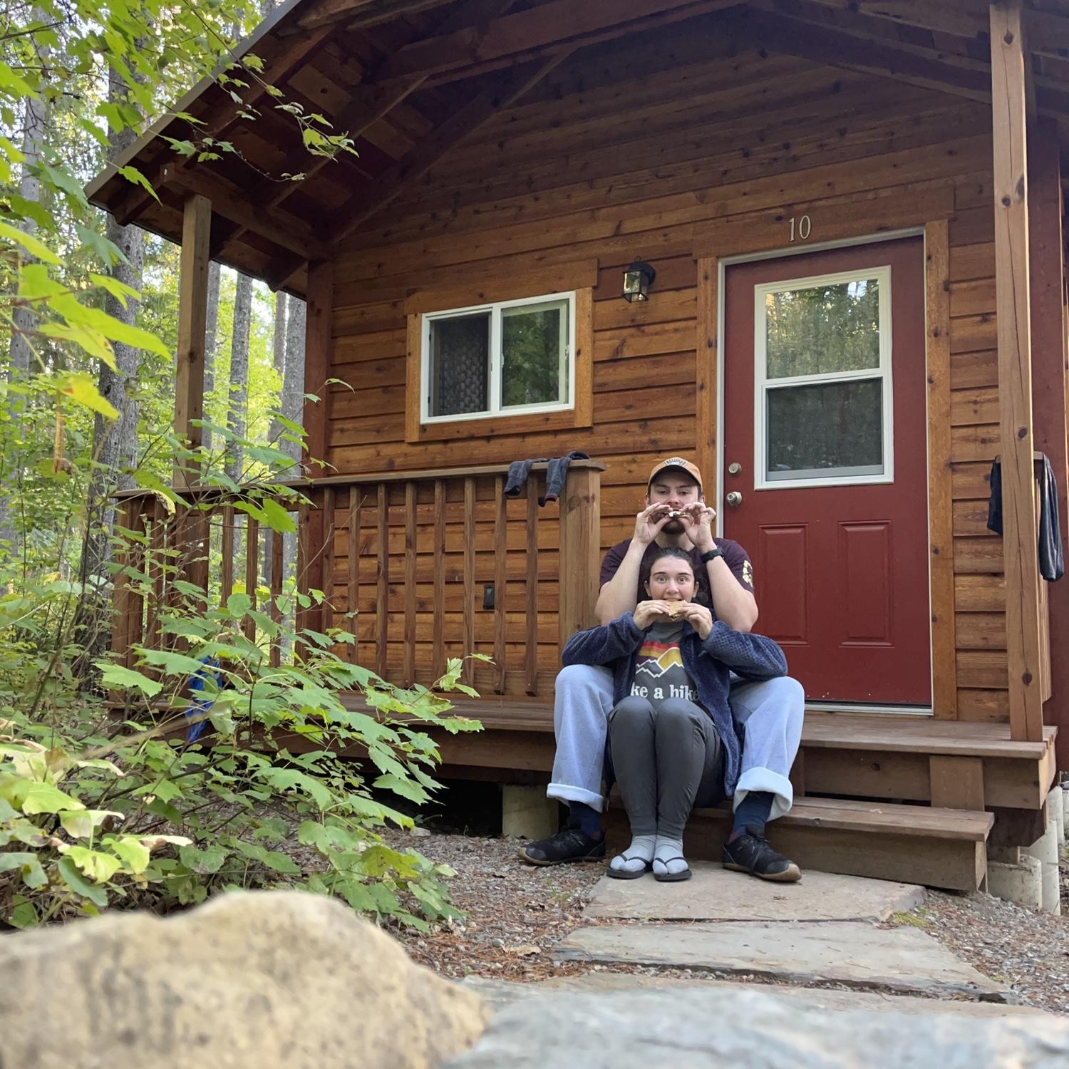Third national park Meghan and Nick visited - Glacier, Montana.