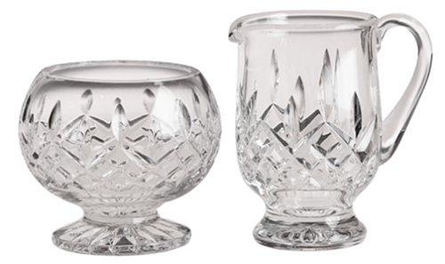 Waterford Crystal Lismore Footed Cream/Sugar, Clear