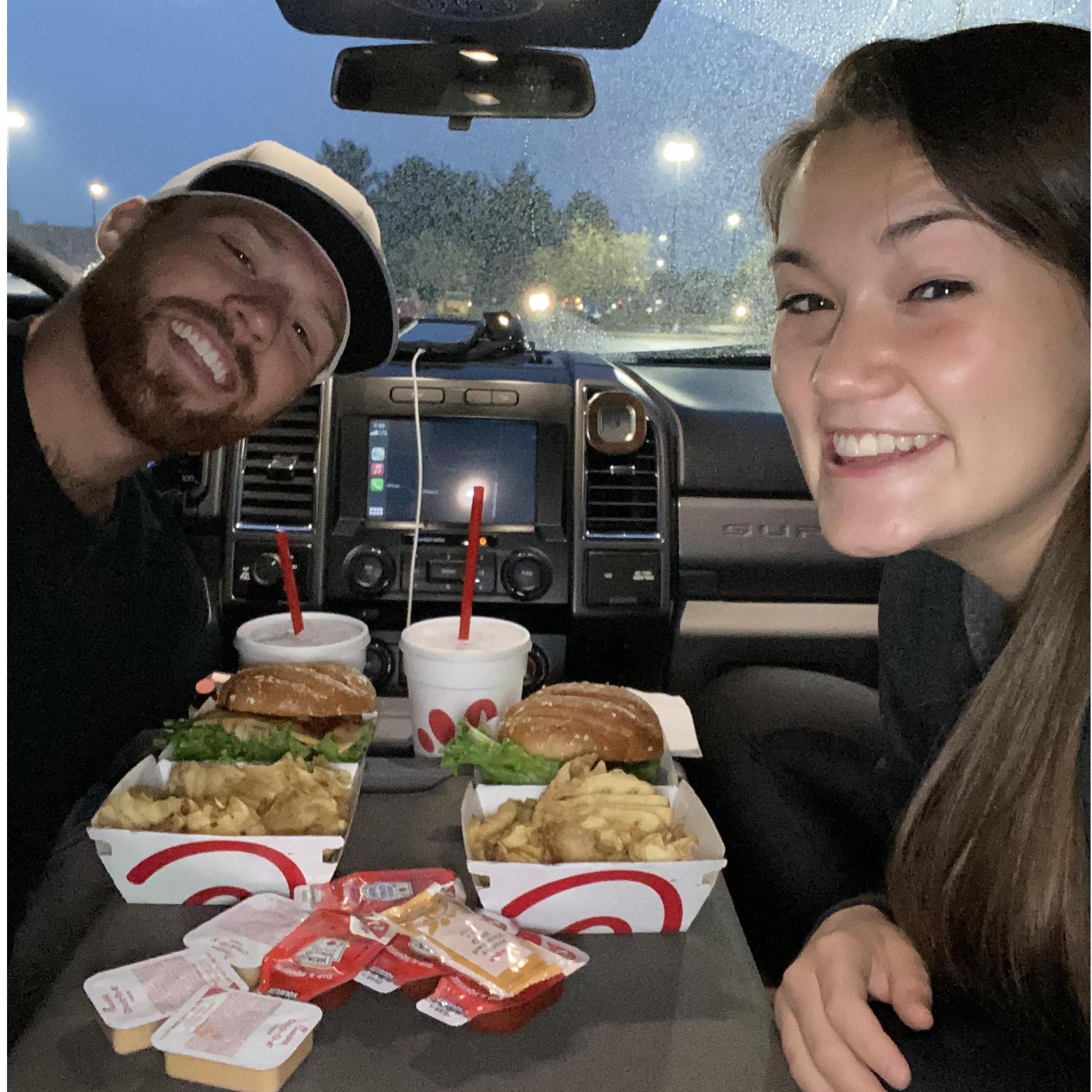We love our chick-fil-a dates