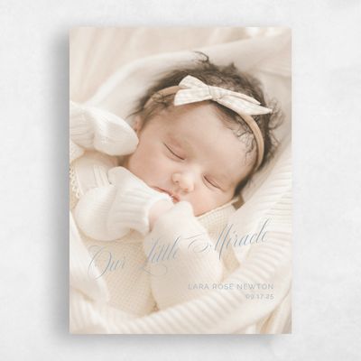 Powder Blue Holiday Card - Ayer