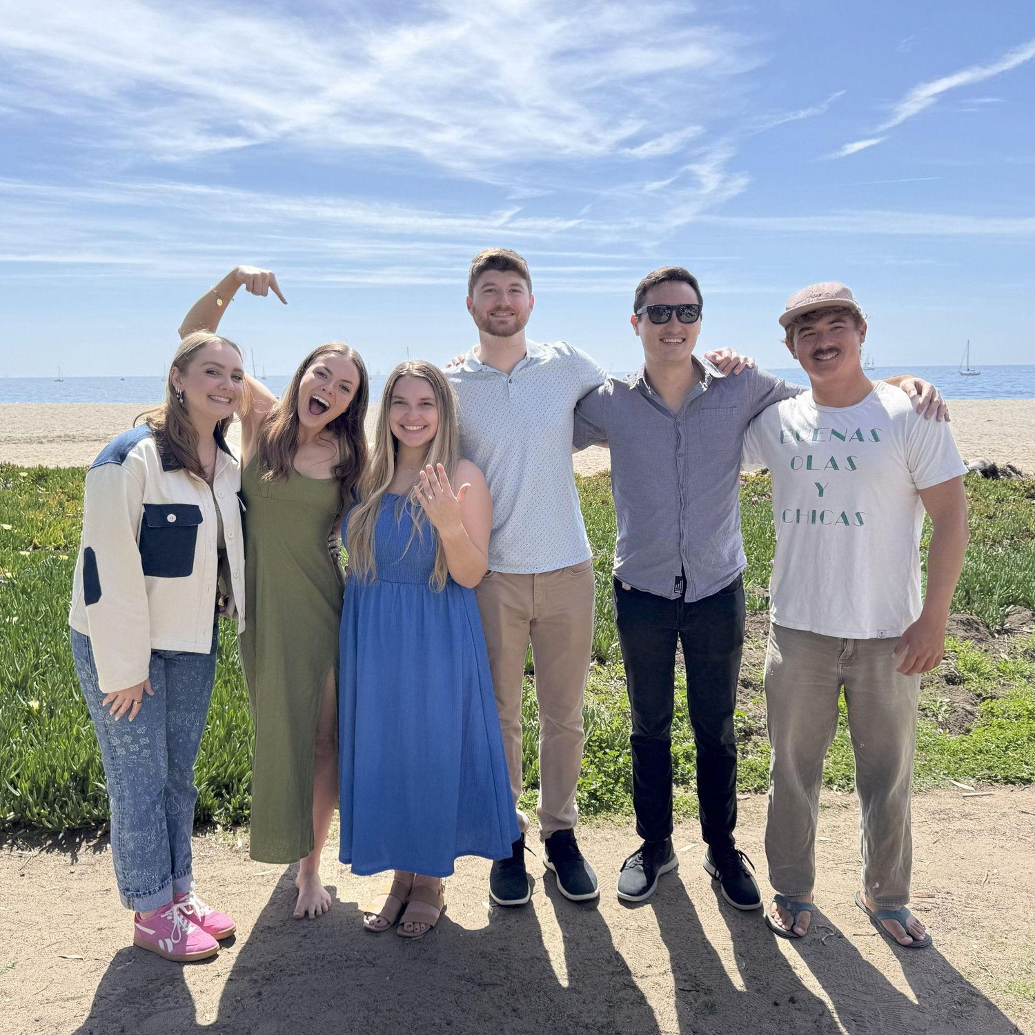 2025 - Us and our incredible friends that helped so much for the proposal