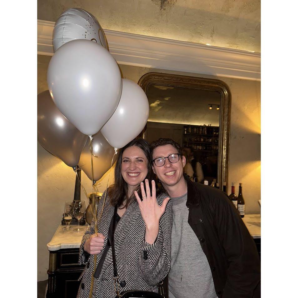 Surprise engagement celebration!