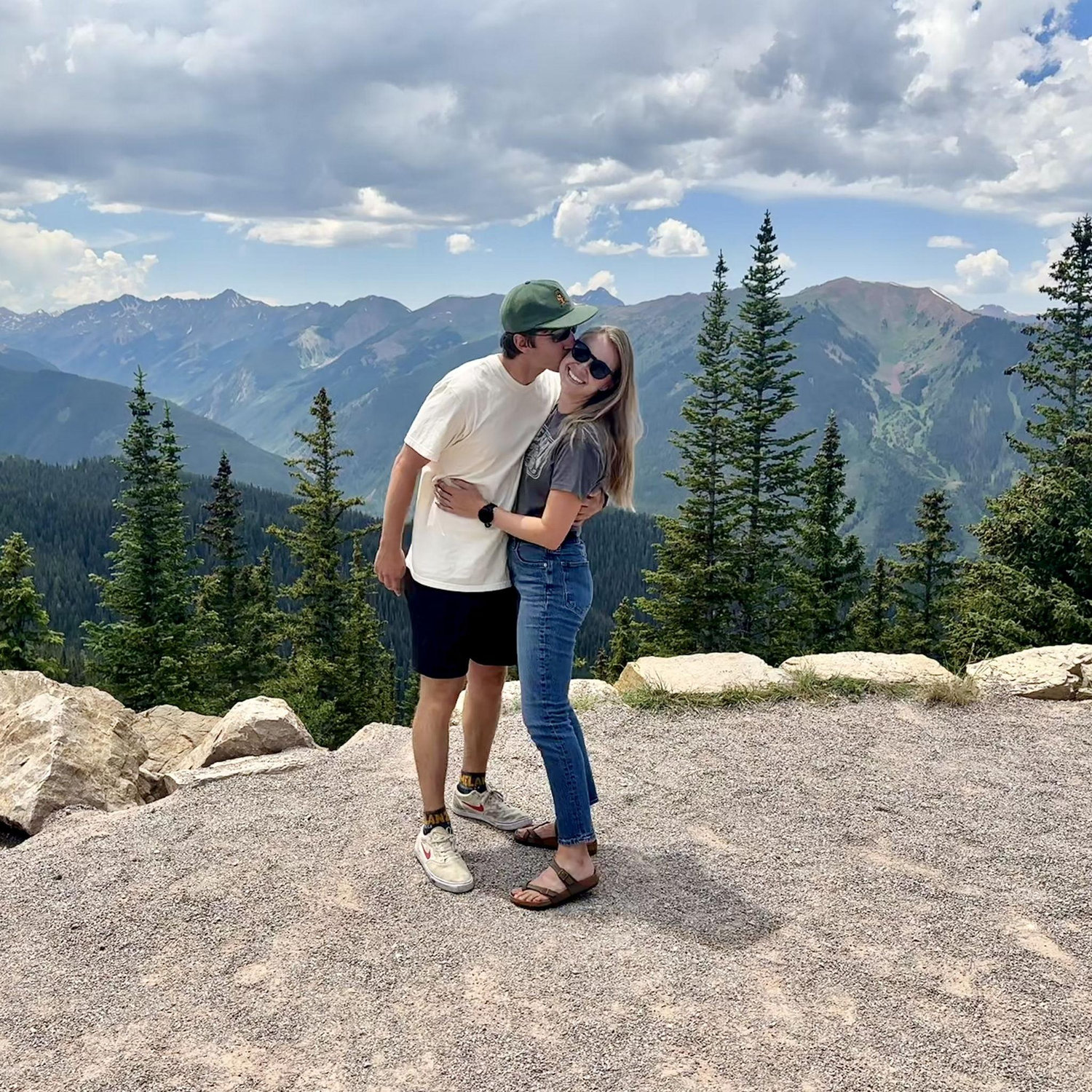 Hanging out at the top of Aspen.