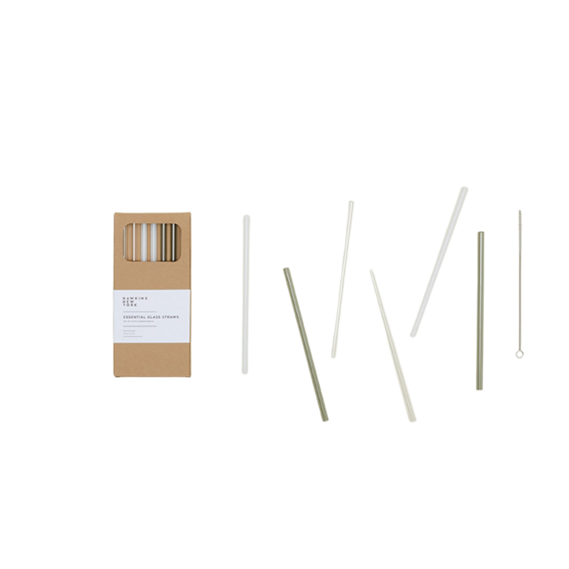 essential glass straws