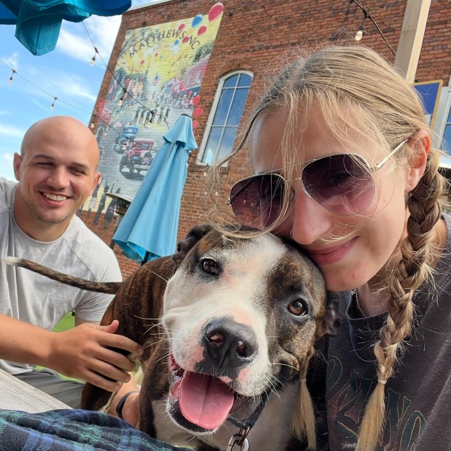 Taking Evie to the brewery when we first started dating (before Ella joined the family)
