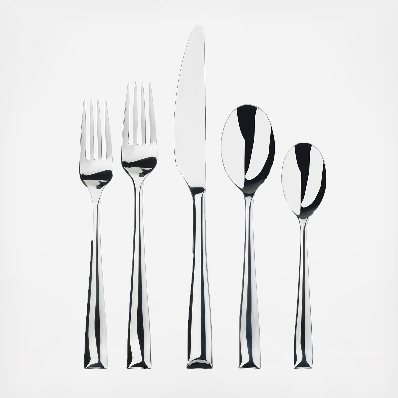 Gourmet Settings Twist 20-Piece Flatware Set