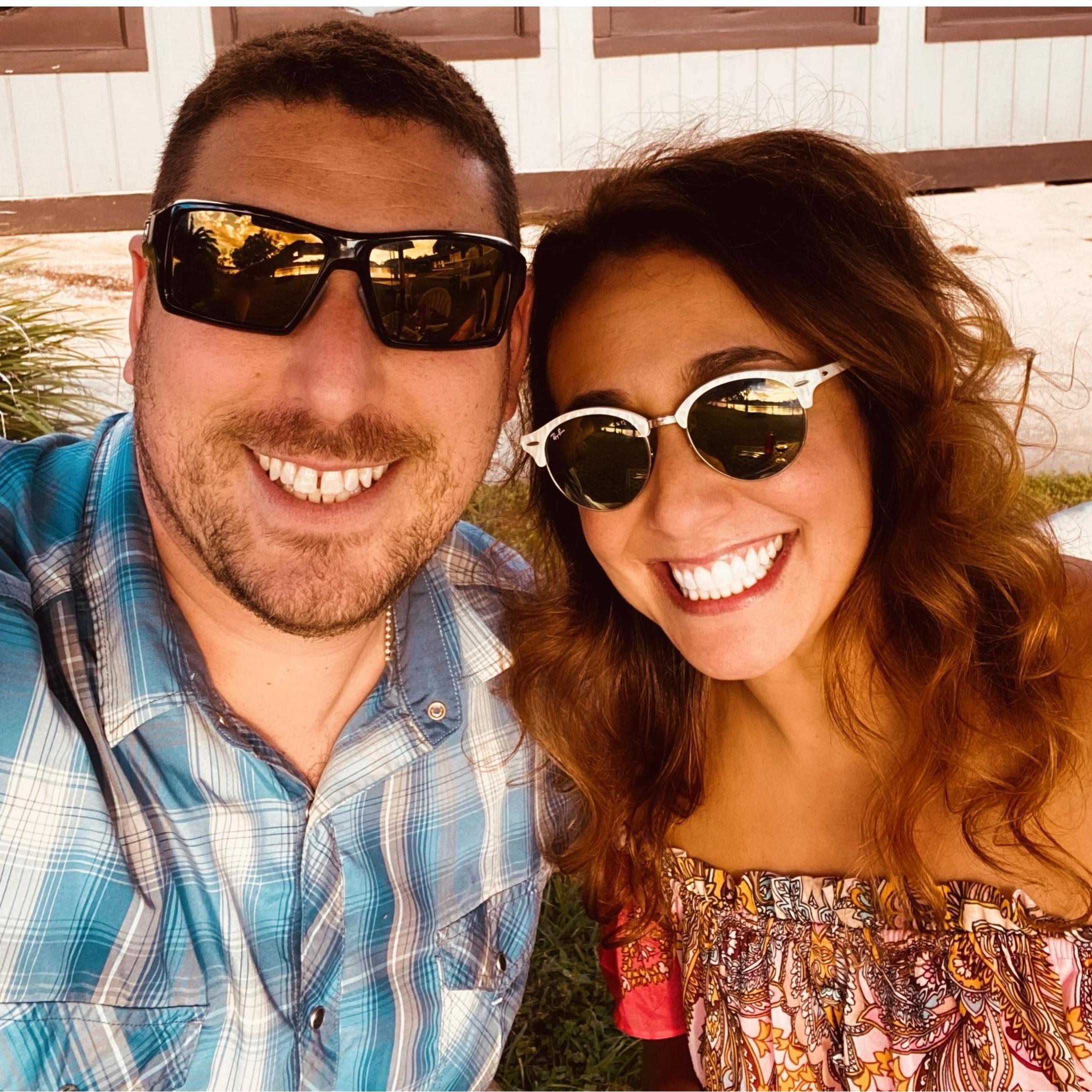 This is our first picture together, taken about ten minutes after first meeting in person.