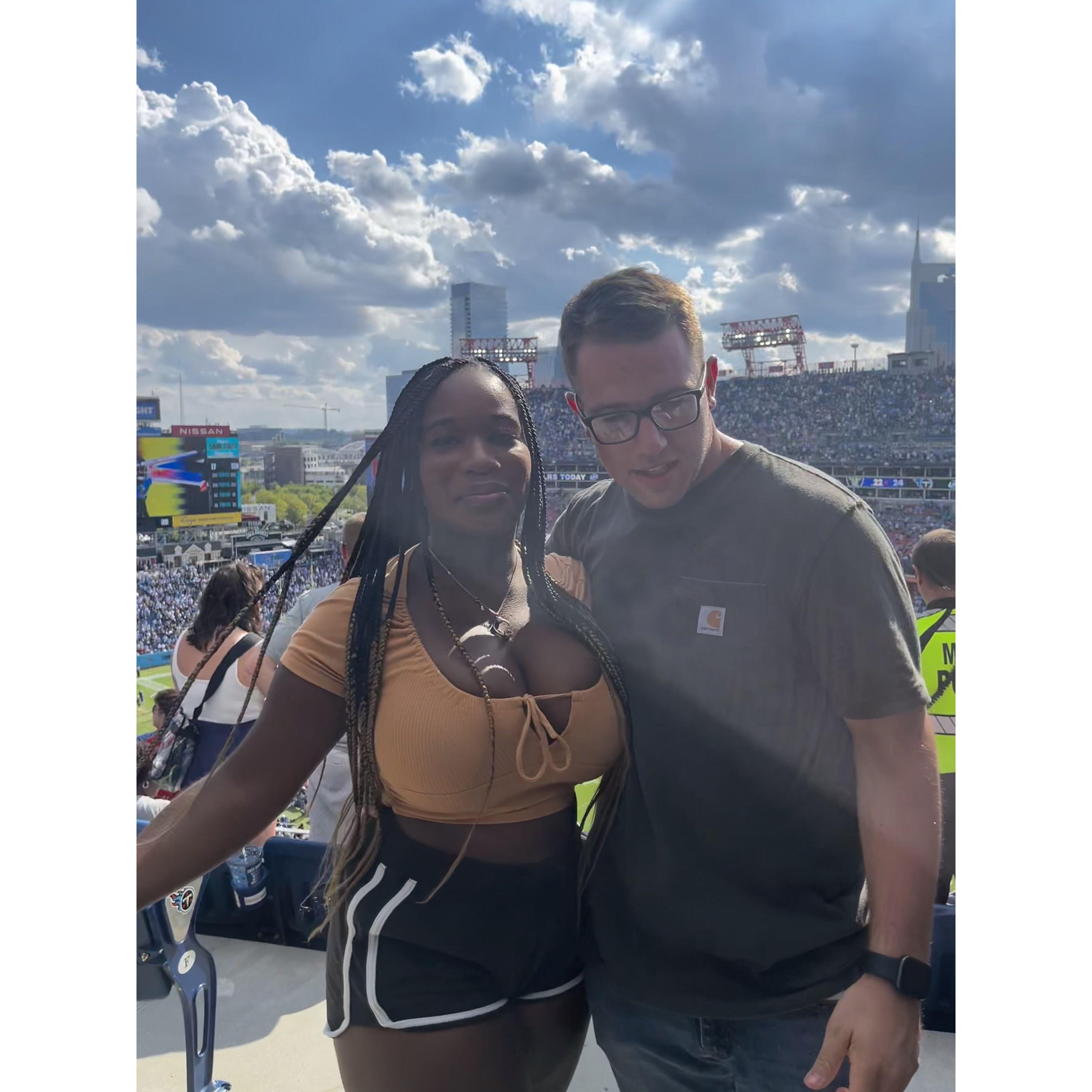 He took me to my first NFL game in Nashville