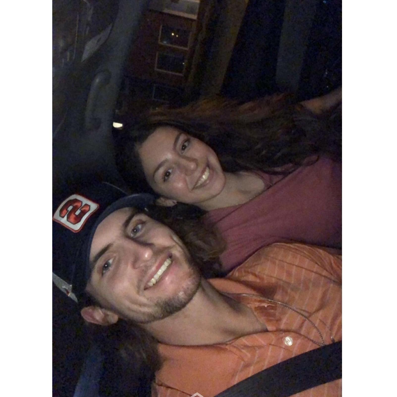 Dinner date-we went to Babe's and Noah told me he was going to marry me.
