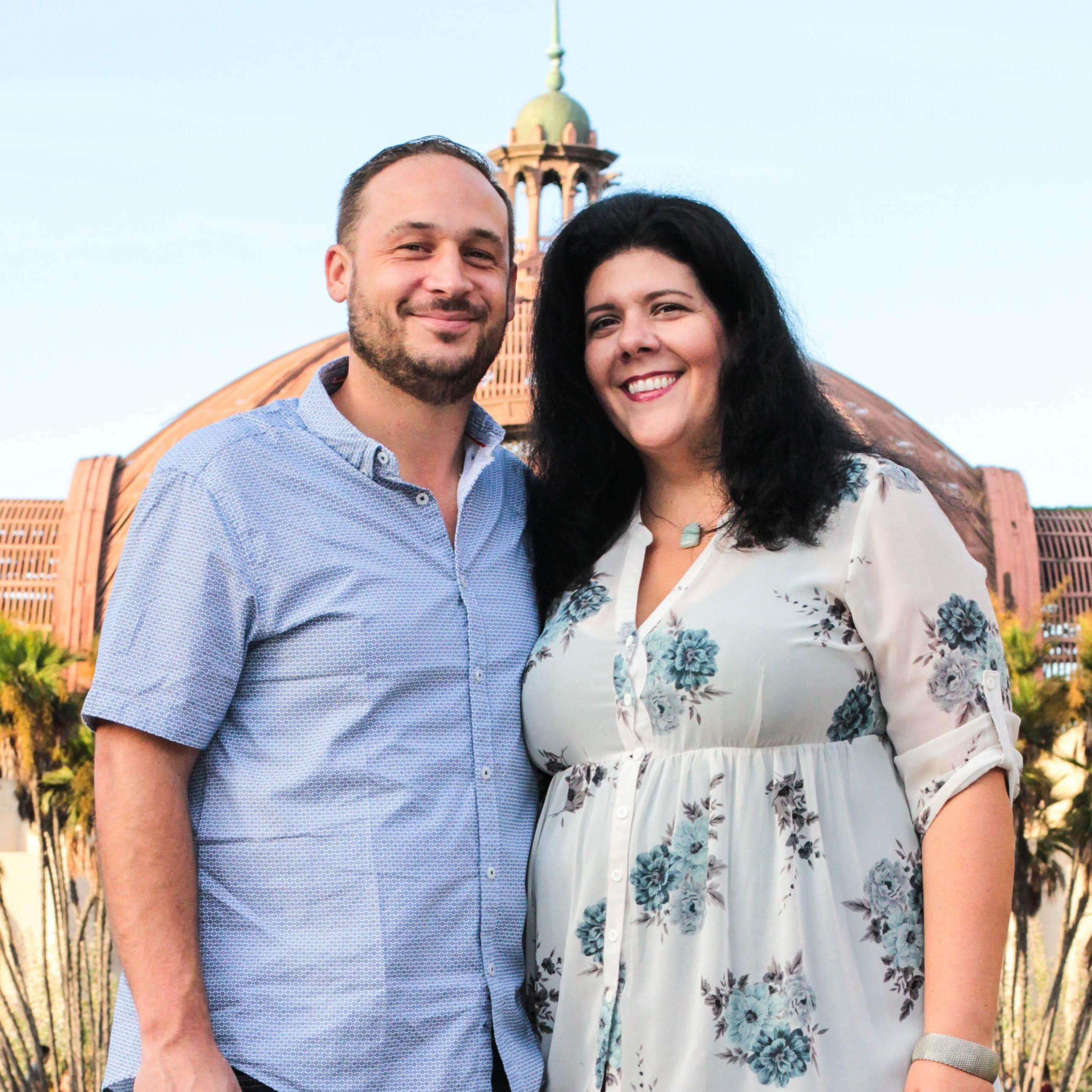 We love Balboa Park and this is where we decided to take our first set of family photos.