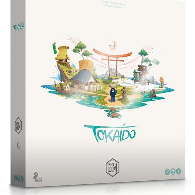 Stonemaier Games: Tokaido (Base Game) by Antoine Bauza | A Relaxing Strategy Board Game About Traveling in Japan for Adults and Family | 1-5 Players, 45 Mins, Ages 8+