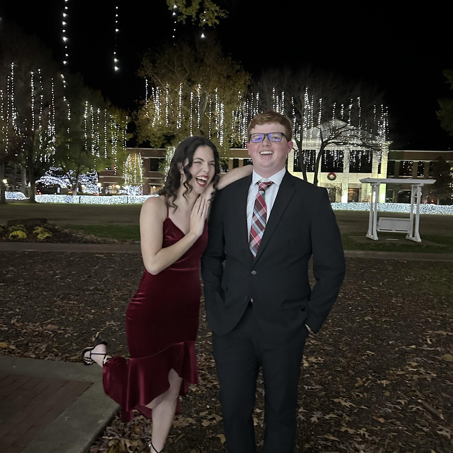 First club semi-formal as a couple!