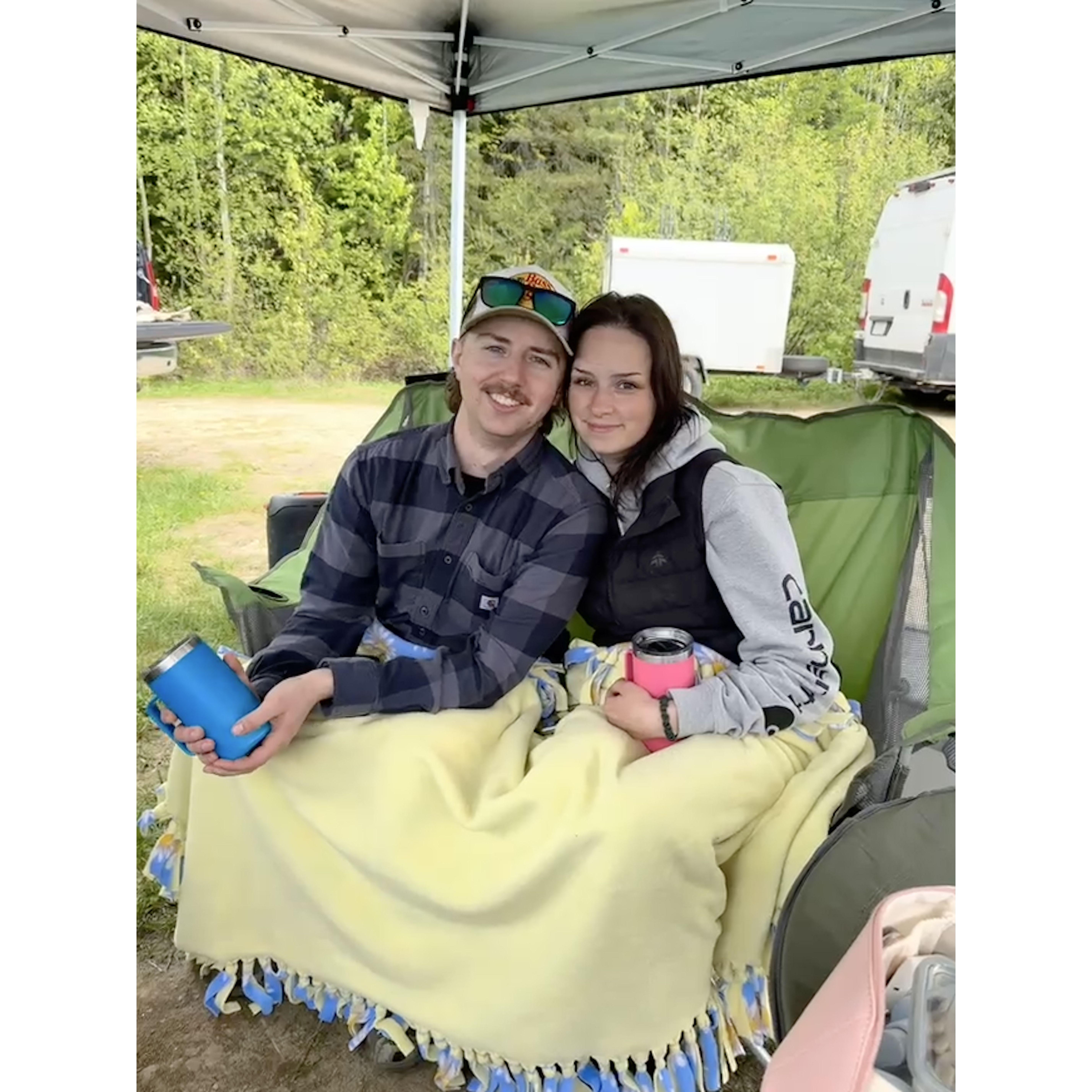 us at our most recent Revelstoke camping adventure